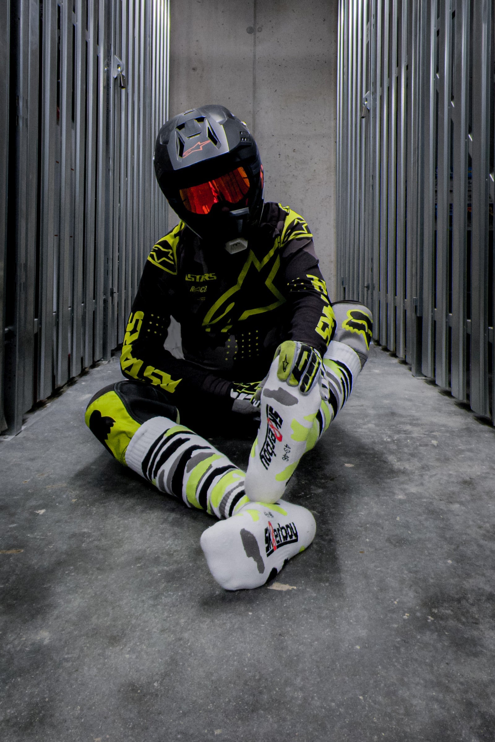 Sk8erboy® MX Socks neon-gelb