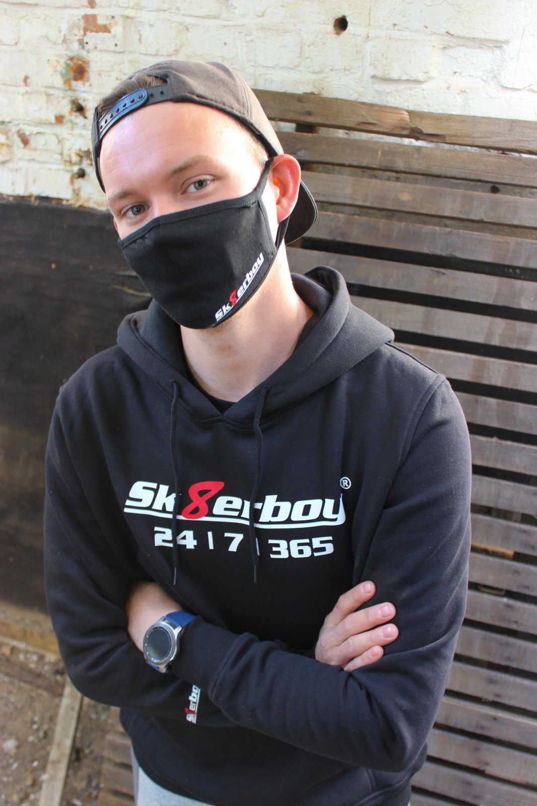 Sk8erboy® Kapuzen-Sweat-Shirt 24 | 7 | 365 Sk8erboy®