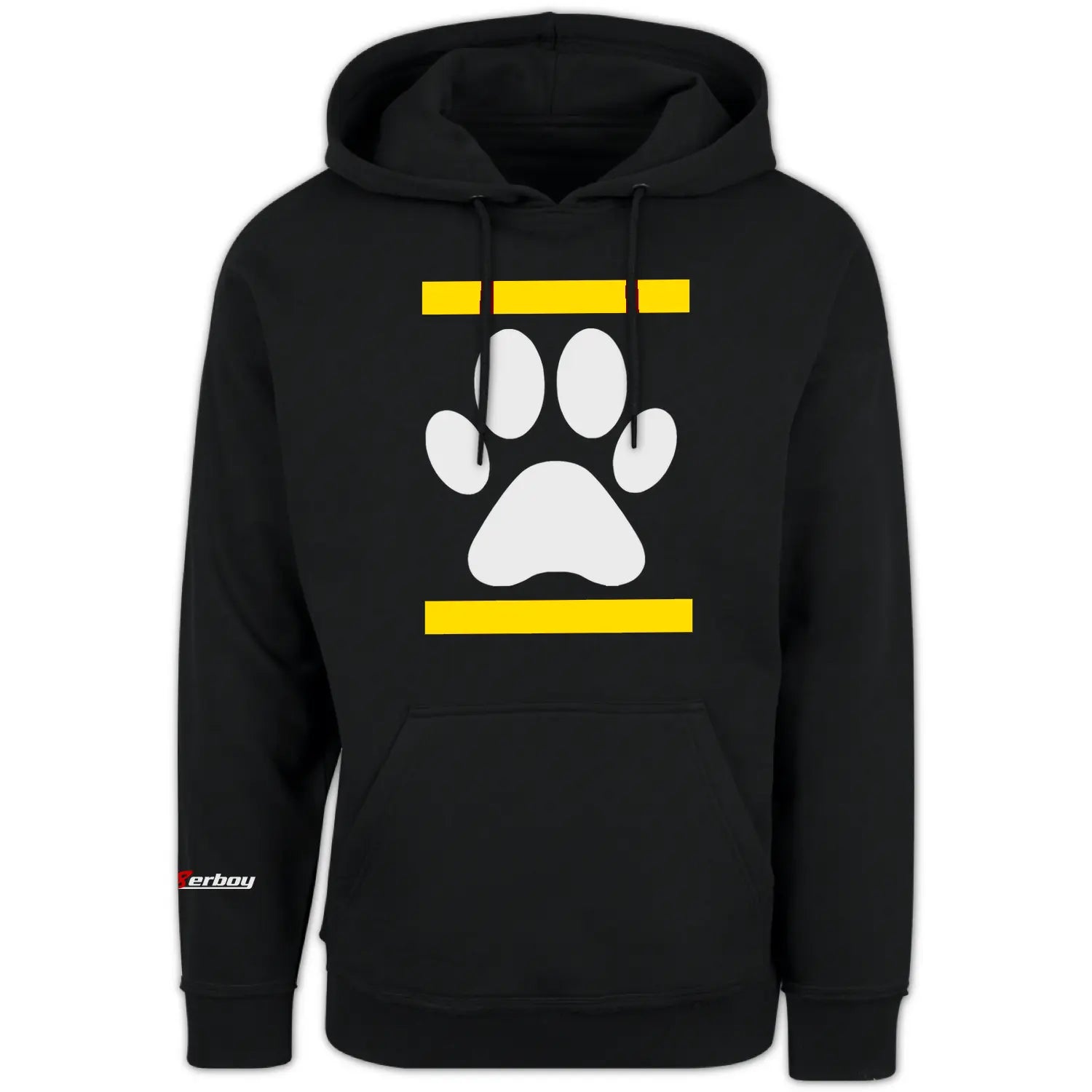 Sk8erboy® Kapuzen-Sweat-Shirt DOG PAW Gelb Sk8erboy®