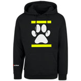 Sk8erboy® Kapuzen-Sweat-Shirt DOG PAW Neon-Gelb Sk8erboy®