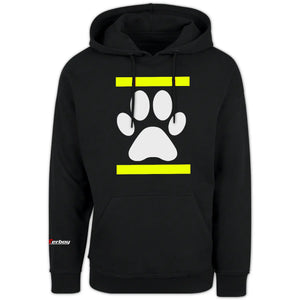 Sk8erboy® Kapuzen-Sweat-Shirt DOG PAW Neon-Gelb Sk8erboy®