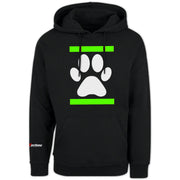 Sk8erboy® Kapuzen-Sweat-Shirt DOG PAW Neon-Grün Sk8erboy®
