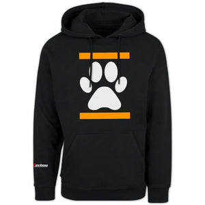 Sk8erboy® Kapuzen-Sweat-Shirt DOG PAW Neon-Orange Sk8erboy®