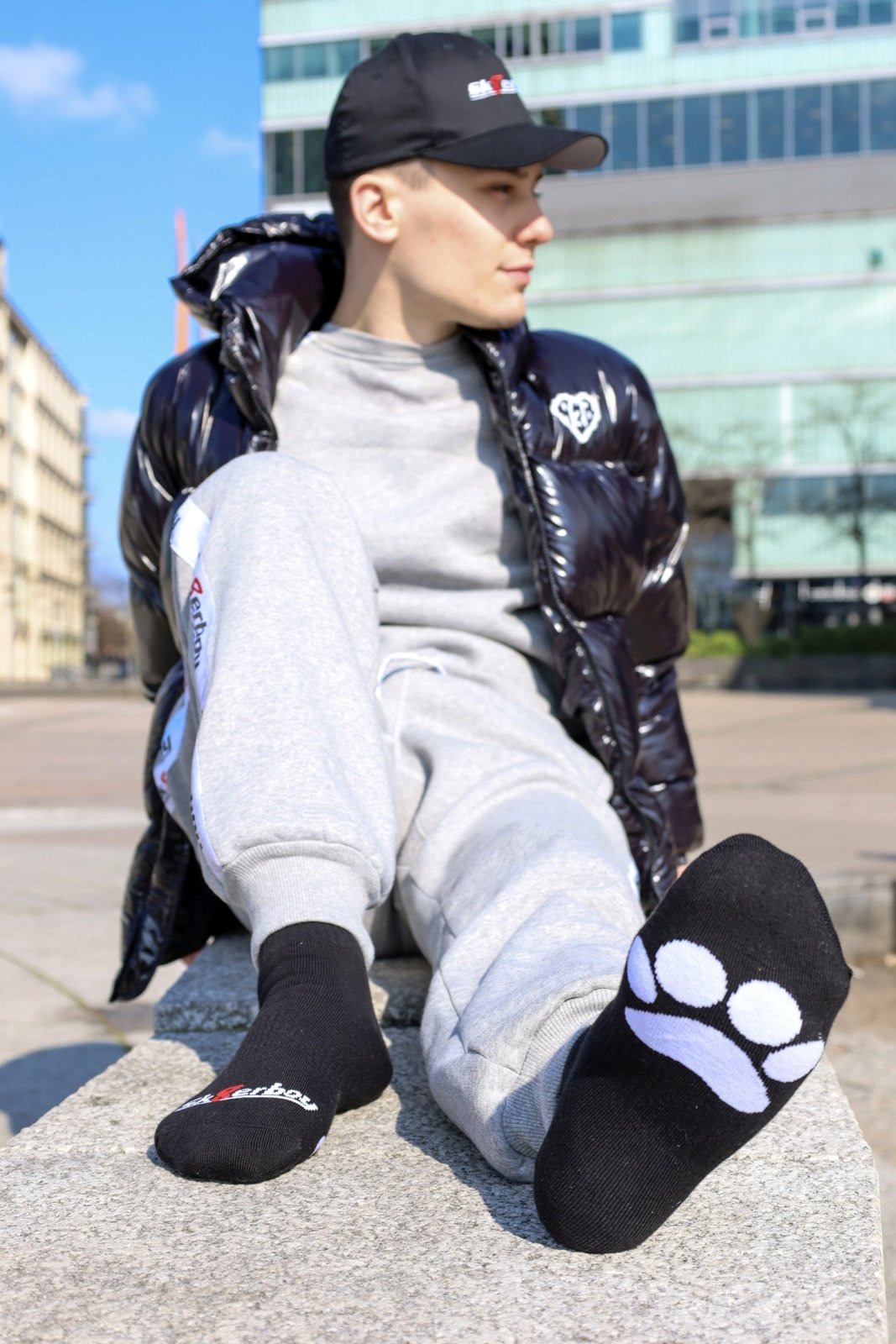 Sk8erboy® PUPPY Short Crew Socks schwarz Sk8erboy®