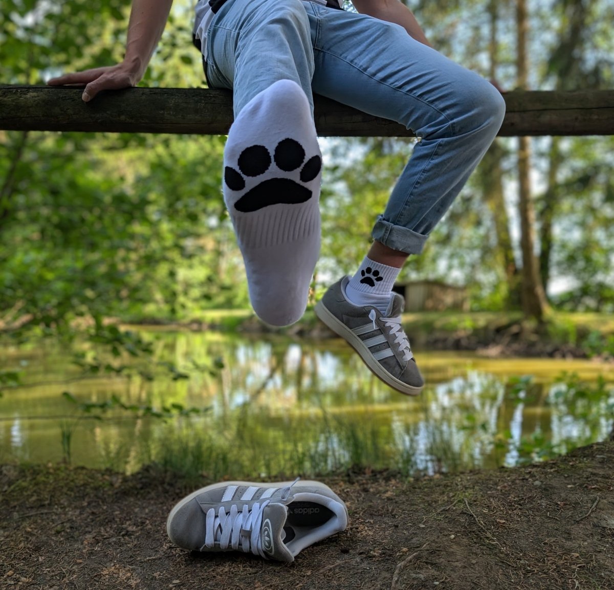 Sk8erboy® PUPPY Short Crew Socks weiß Sk8erboy®