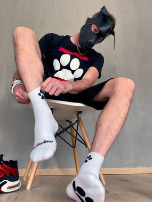 Sk8erboy® PUPPY Short Crew Socks weiß Sk8erboy®