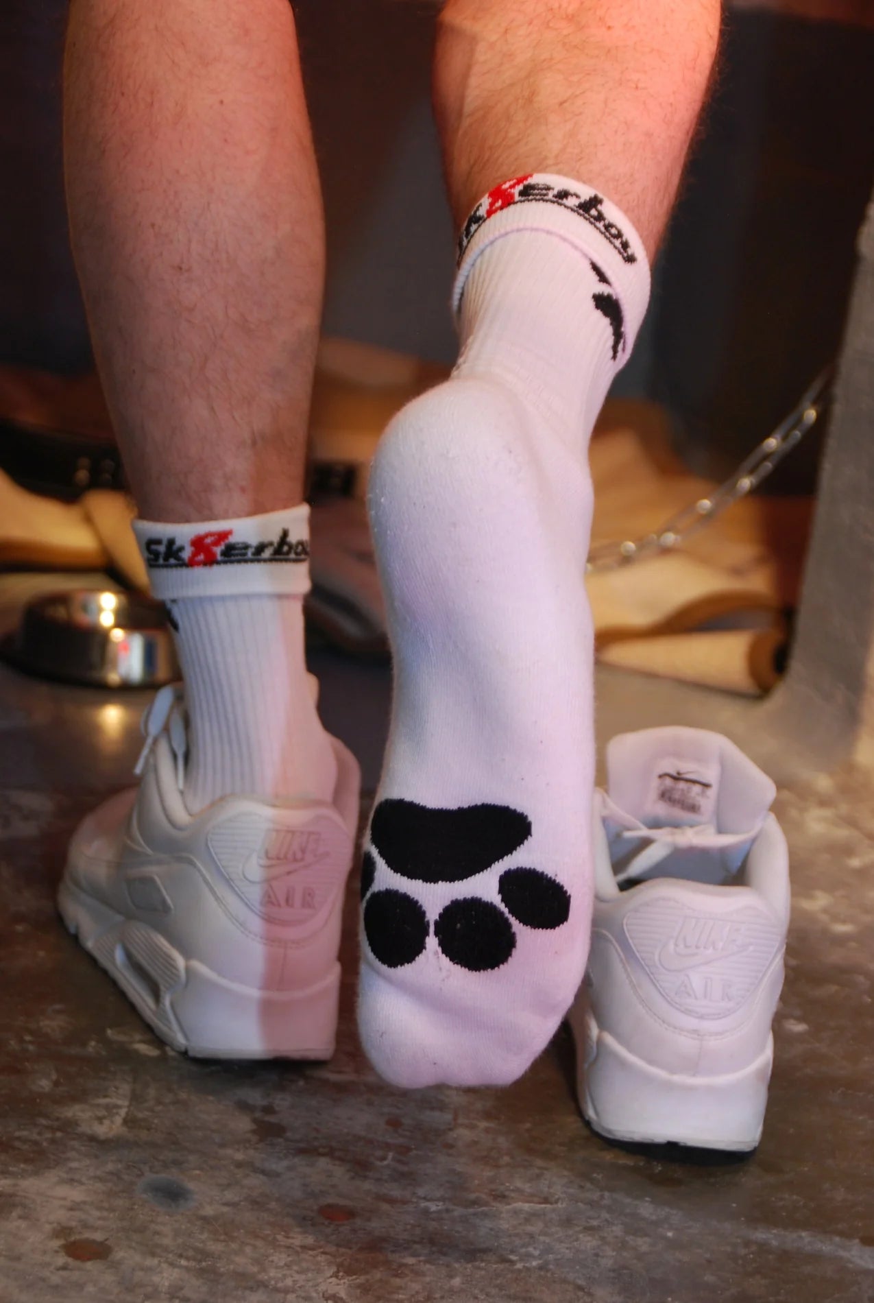 Sk8erboy | Puppy Socken | weiß - PupStyle