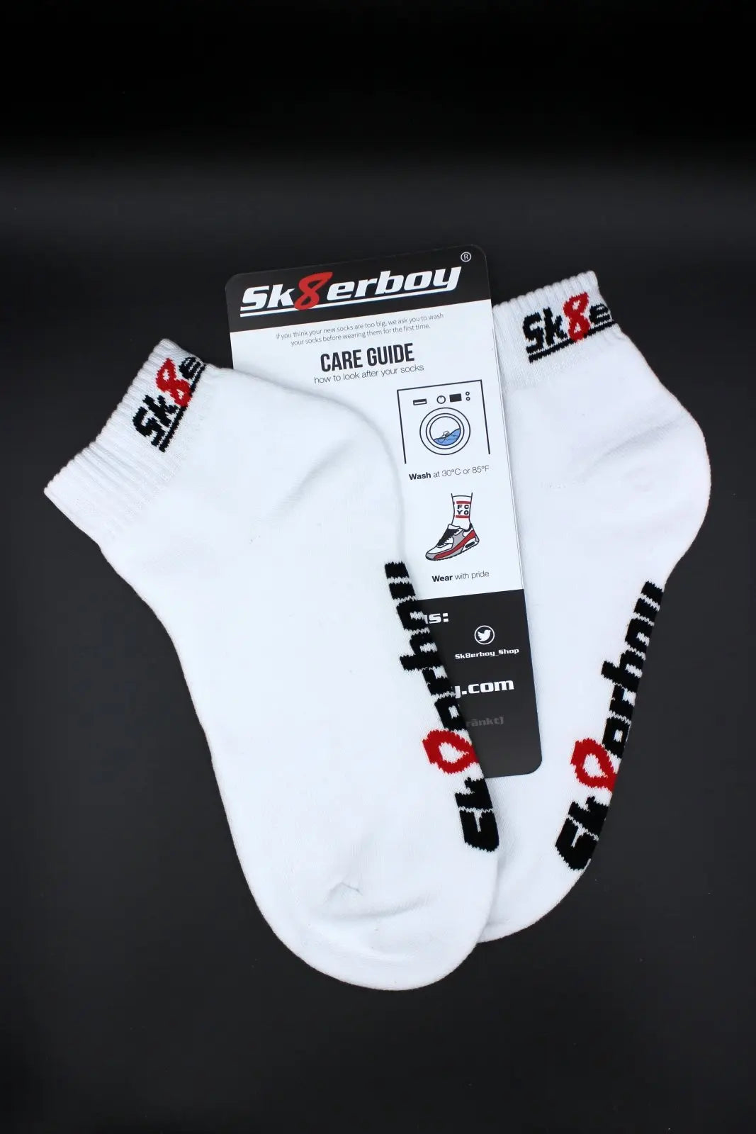 Sk8erboy® Quarter Socks weiß