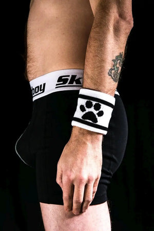Sk8erboy® Schweißband DOG PAW weiß Sk8erboy®
