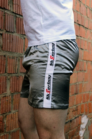 Sk8erboy® Shiny Boxershorts silber 2XL Sk8erboy®