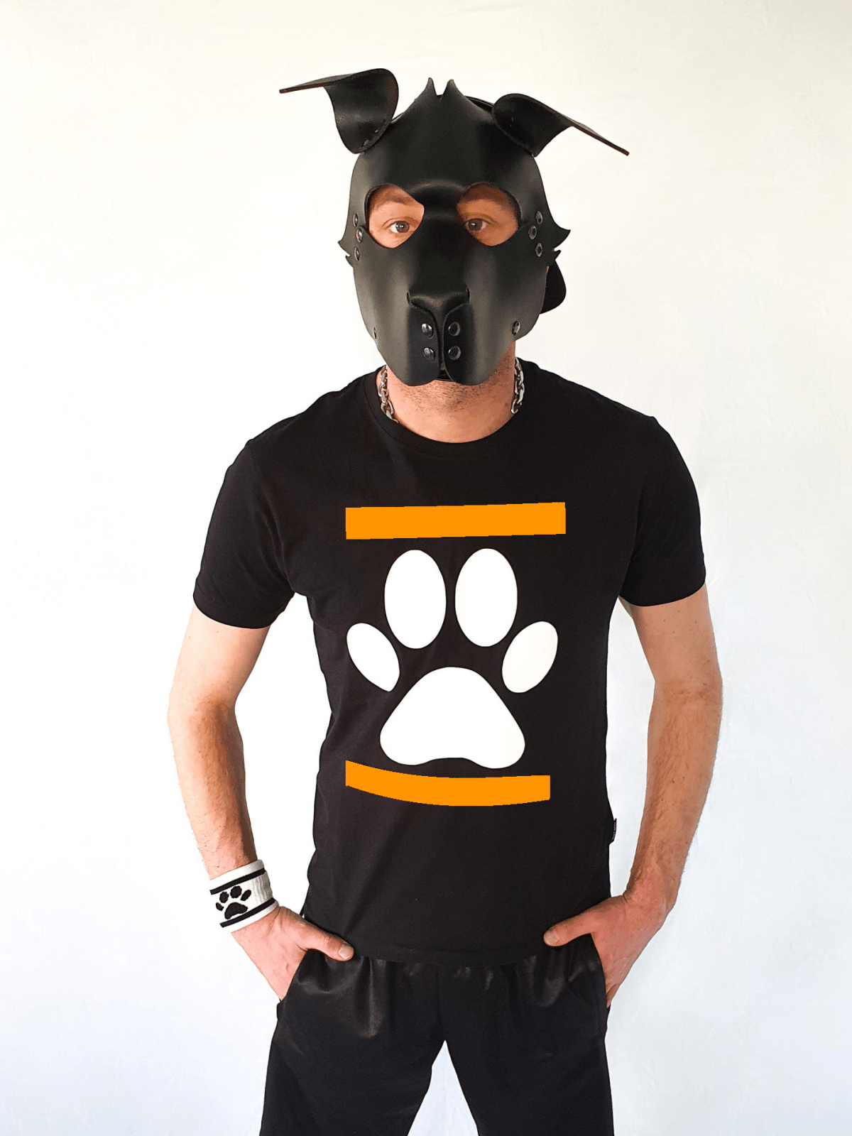 Sk8erboy® T-Shirt DOG PAW Neon-Orange Sk8erboy®