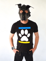 Sk8erboy® T-Shirt DOG PAW Hellblau-Gelb Sk8erboy®