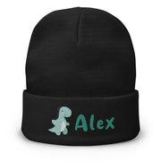 SnugglePlanet | Custom-Name / Dino | Beanie Black SnugglePlanet