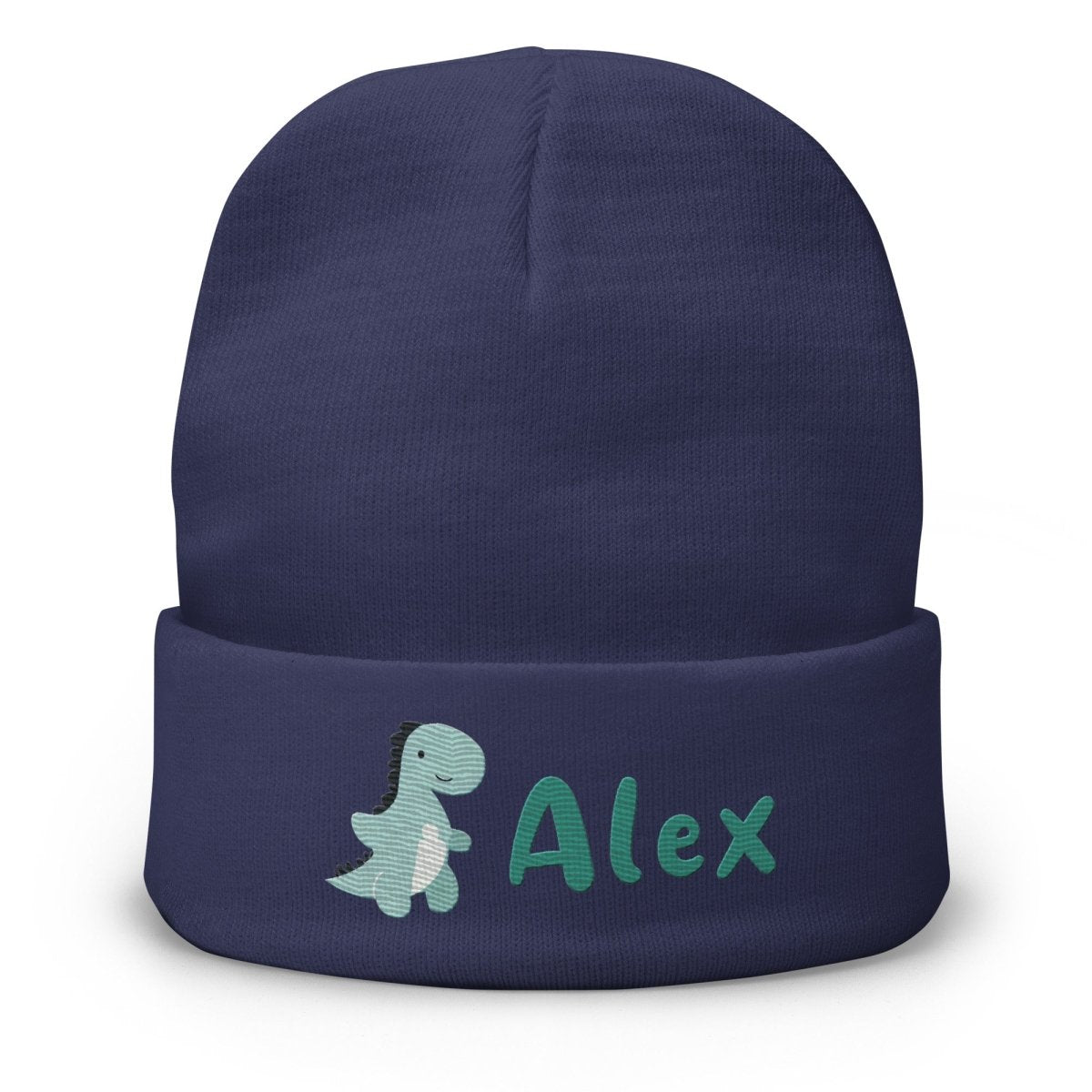 SnugglePlanet | Custom-Name / Dino | Beanie Navy Blue SnugglePlanet