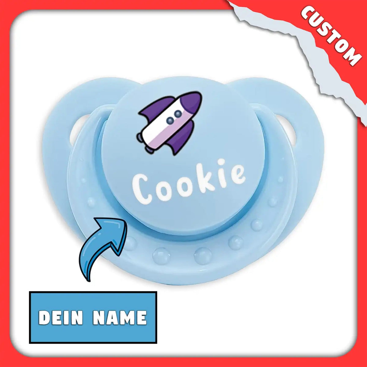 SnugglePlanet | Custom-Name / Little Space | Adult Schnuller SnugglePlanet