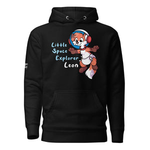 SnugglePlanet | Custom-Name / Little Space Explorer | Hoodie Black SnugglePlanet
