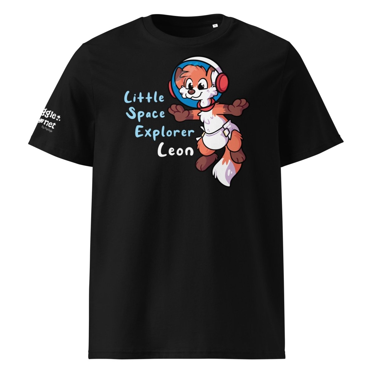 SnugglePlanet | Custom-Name / Little Space Explorer | T-Shirt Schwarz SnugglePlanet