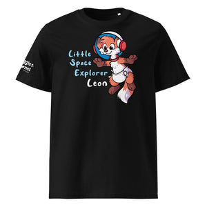 SnugglePlanet | Custom-Name / Little Space Explorer | T-Shirt Schwarz SnugglePlanet