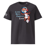 SnugglePlanet | Custom-Name / Little Space Explorer | T-Shirt Anthracite SnugglePlanet