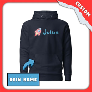 SnugglePlanet | Custom-Name / Space | Hoodie Navy Blazer SnugglePlanet