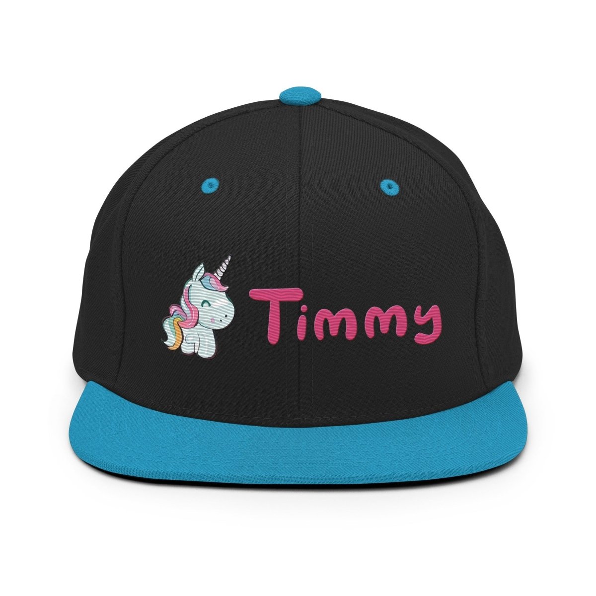 SnugglePlanet | Custom-Name / Unicorn | Snapback Cap Blue SnugglePlanet