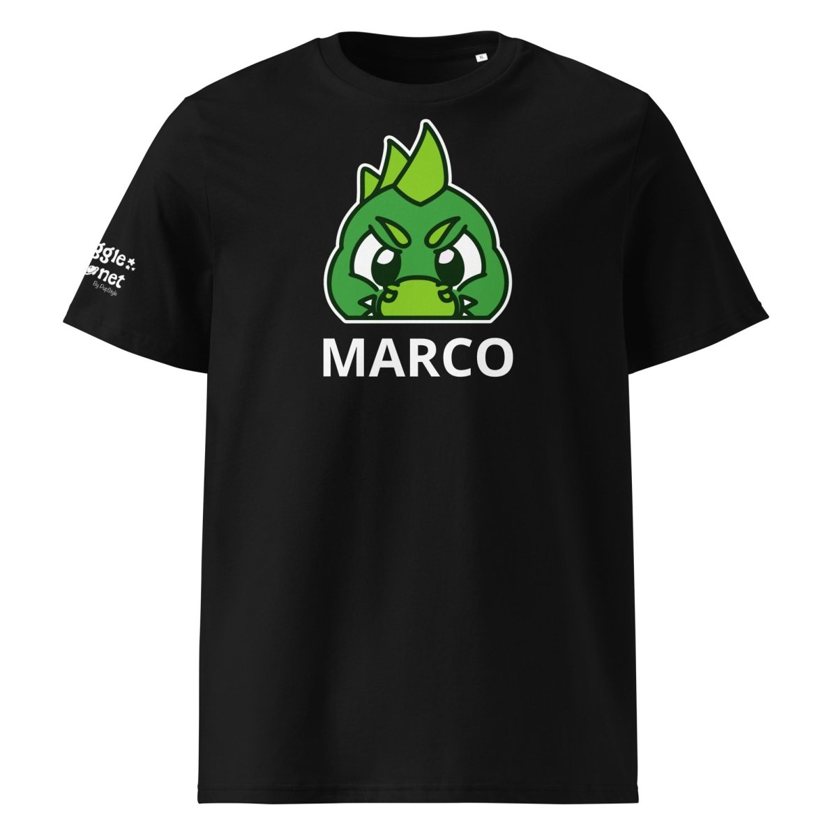 SnugglePlanet | PeekDino / Custom-Name | T-Shirt Schwarz SnugglePlanet