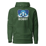 SnugglePlanet | PeekPuppy / Custom-Name | Hoodie Waldgrün SnugglePlanet