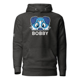 SnugglePlanet | PeekPuppy / Custom-Name | Hoodie Charcoal Heather SnugglePlanet