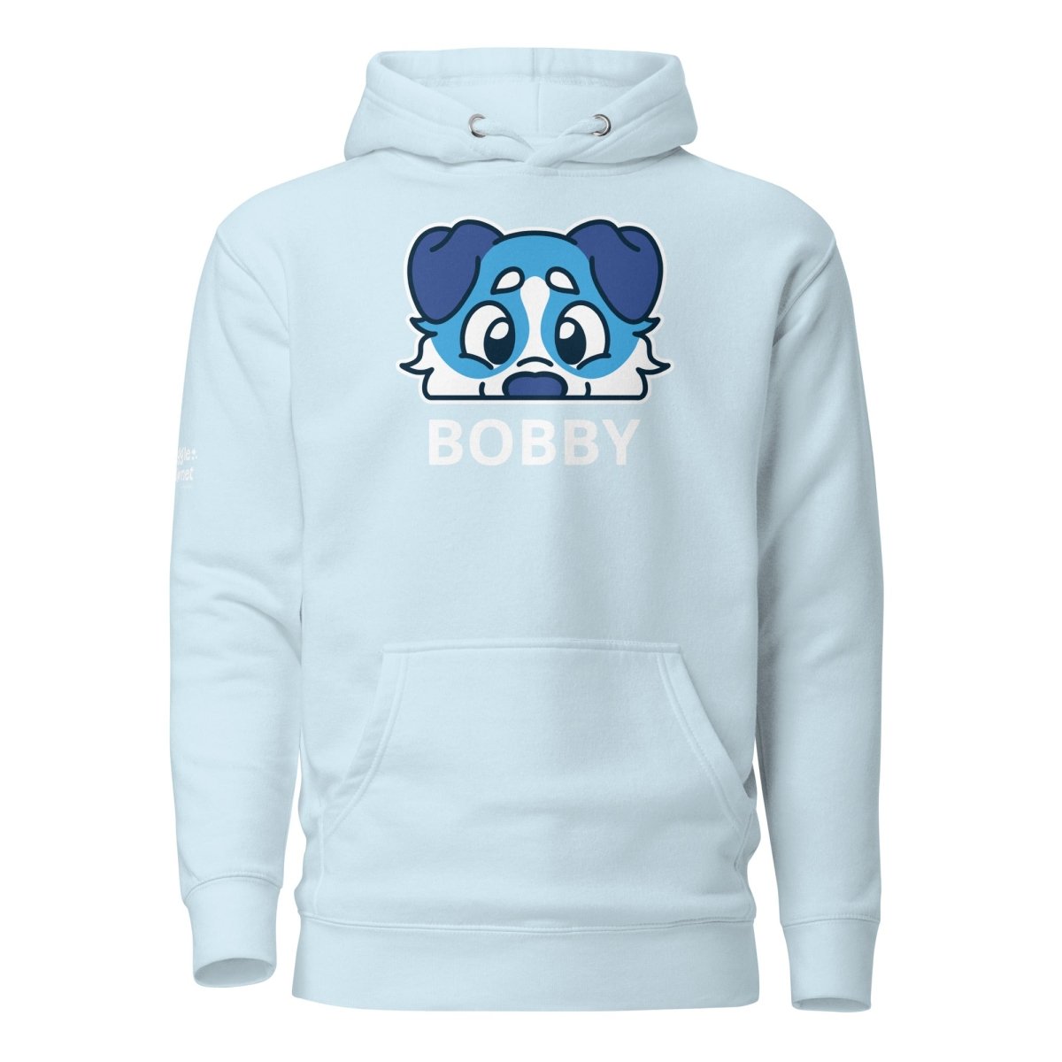 SnugglePlanet | PeekPuppy / Custom-Name | Hoodie Sky Blue SnugglePlanet
