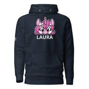SnugglePlanet | PeekUnicorn / Custom-Name | Hoodie Navy Blazer SnugglePlanet
