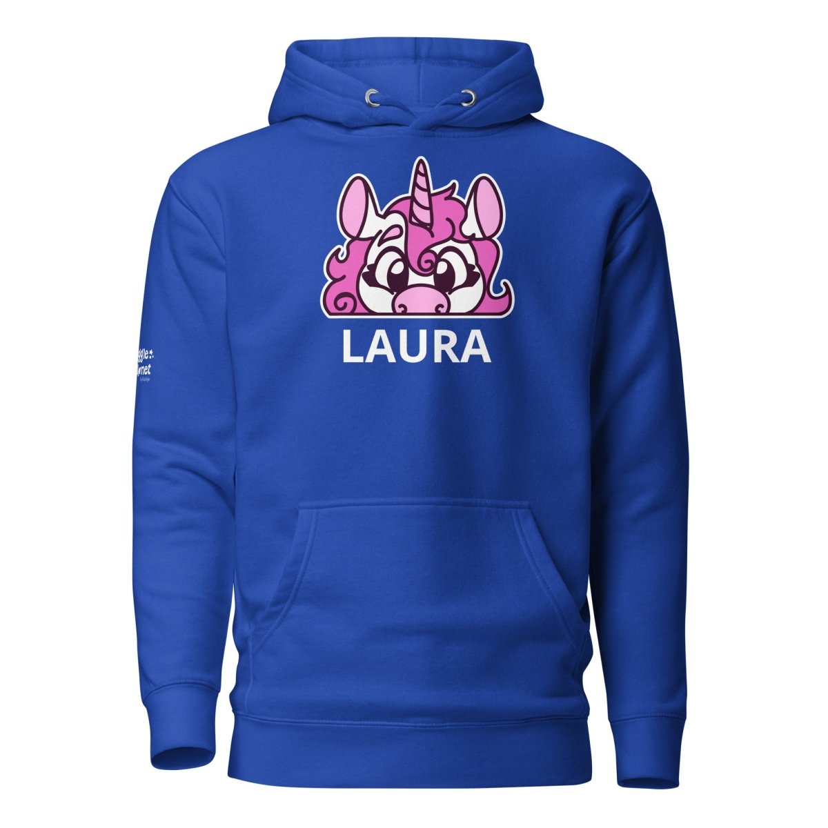 SnugglePlanet | PeekUnicorn / Custom-Name | Hoodie Team Royal SnugglePlanet