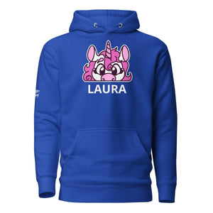 SnugglePlanet | PeekUnicorn / Custom-Name | Hoodie Team Royal SnugglePlanet