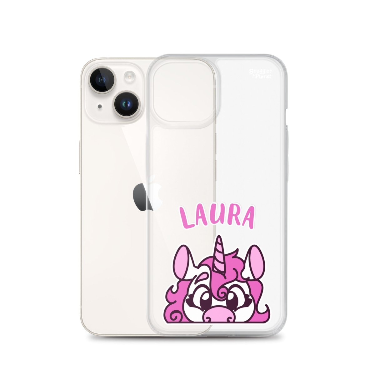 SnugglePlanet | PeekUnicorn / Custom-Name | iPhone Hülle SnugglePlanet