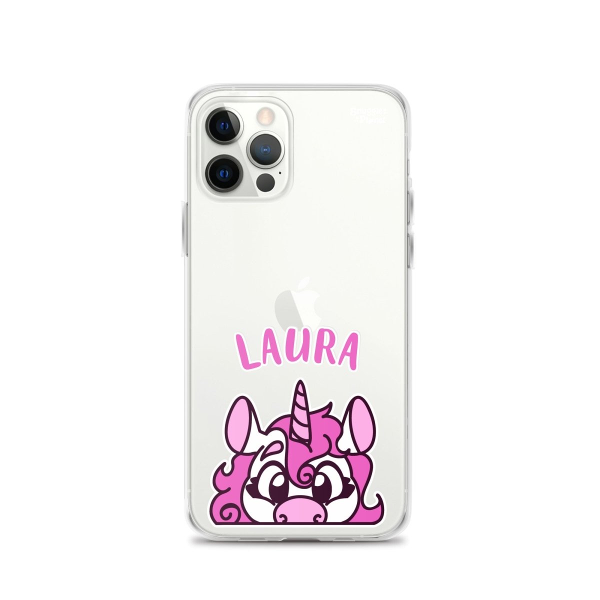 SnugglePlanet | PeekUnicorn / Custom-Name | iPhone Hülle iPhone 12 Pro SnugglePlanet