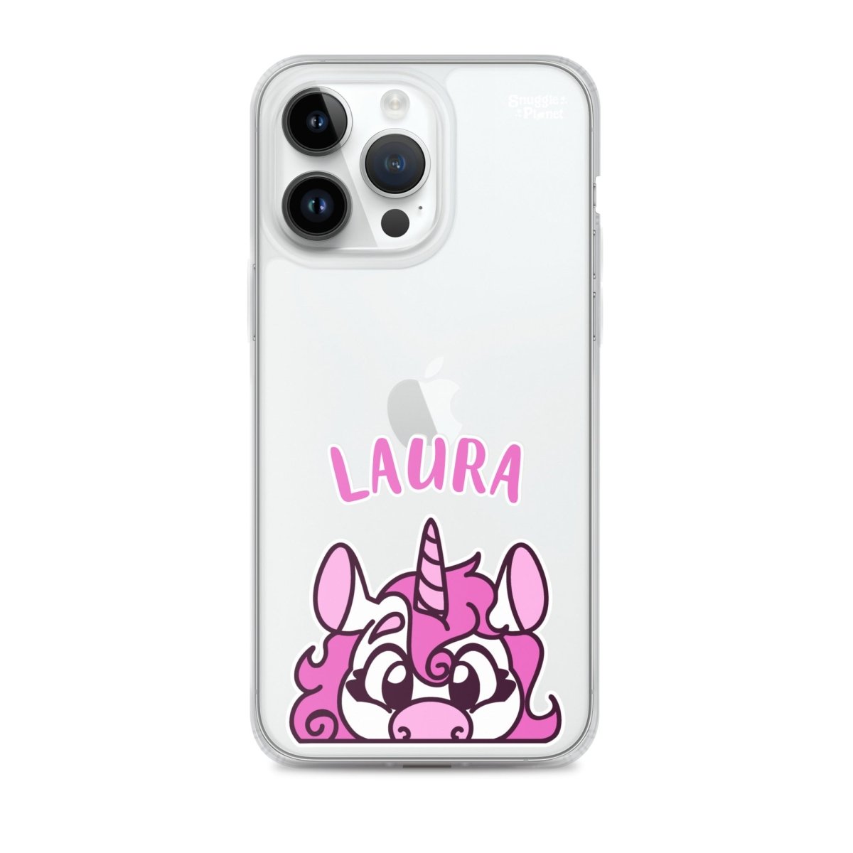 SnugglePlanet | PeekUnicorn / Custom-Name | iPhone Hülle iPhone 14 Pro Max SnugglePlanet
