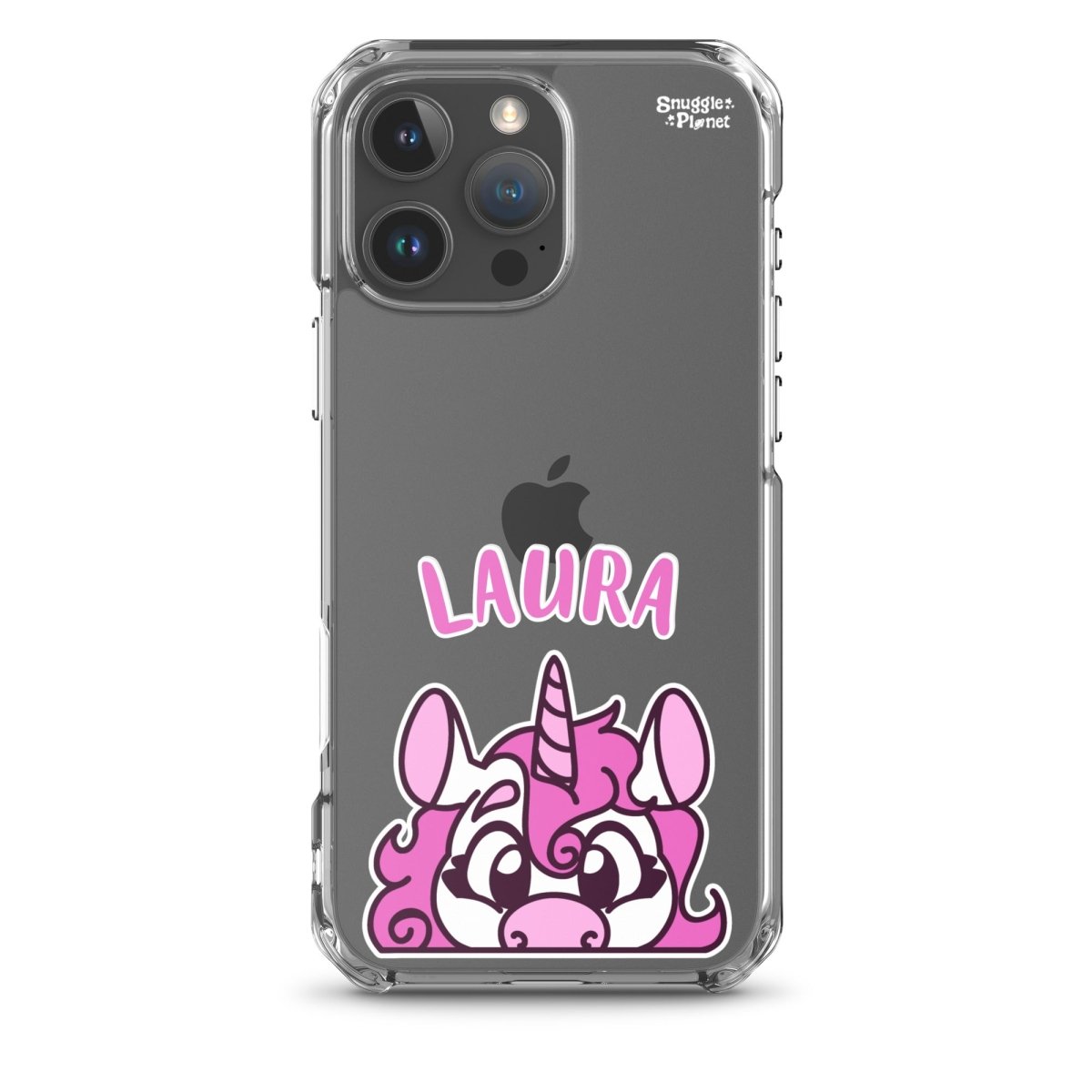 SnugglePlanet | PeekUnicorn / Custom-Name | iPhone Hülle iPhone 16 Pro Max SnugglePlanet