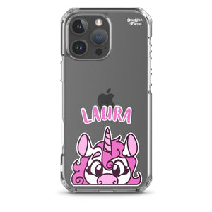 SnugglePlanet | PeekUnicorn / Custom-Name | iPhone Hülle iPhone 16 Pro Max SnugglePlanet