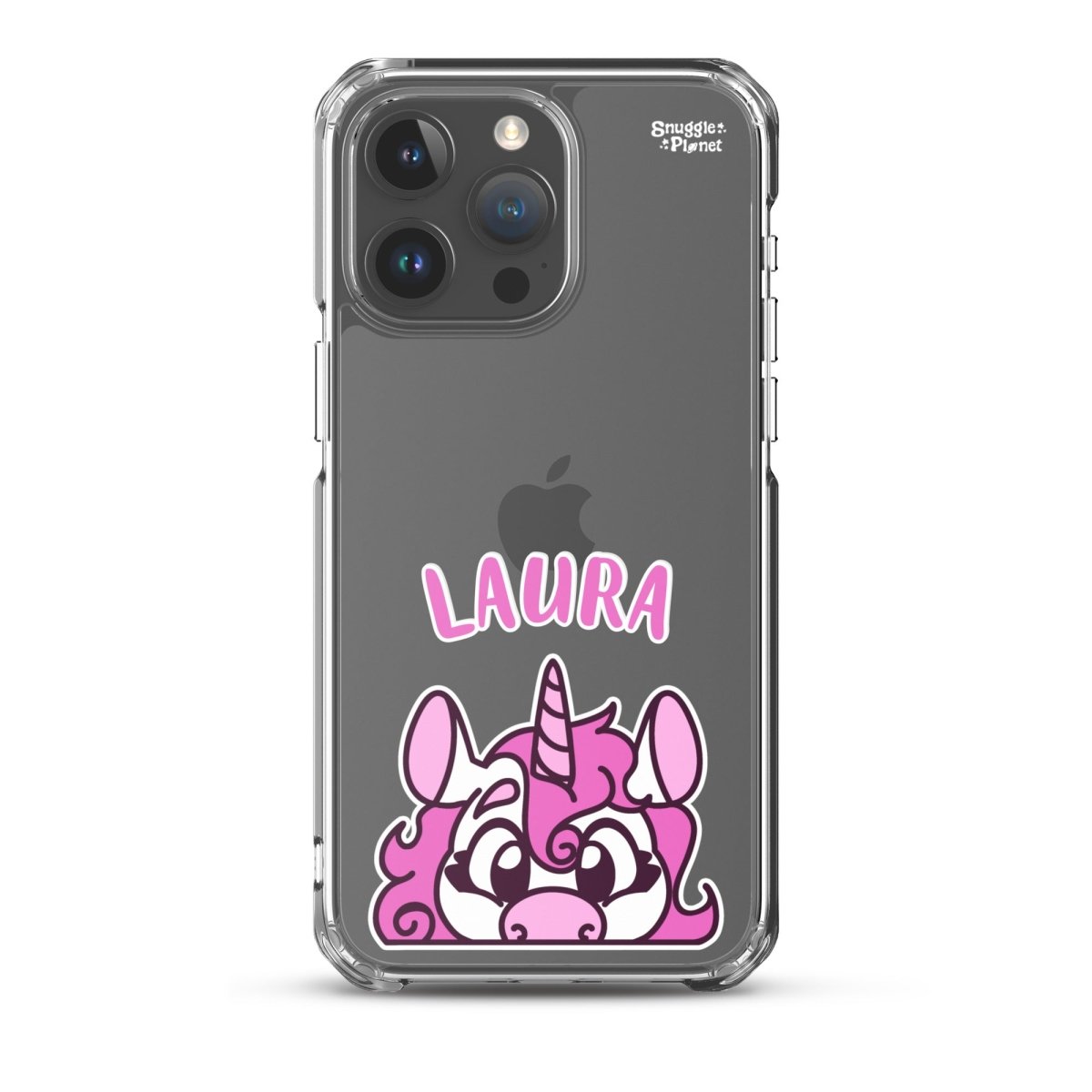 SnugglePlanet | PeekUnicorn / Custom-Name | iPhone Hülle iPhone 15 Pro Max SnugglePlanet