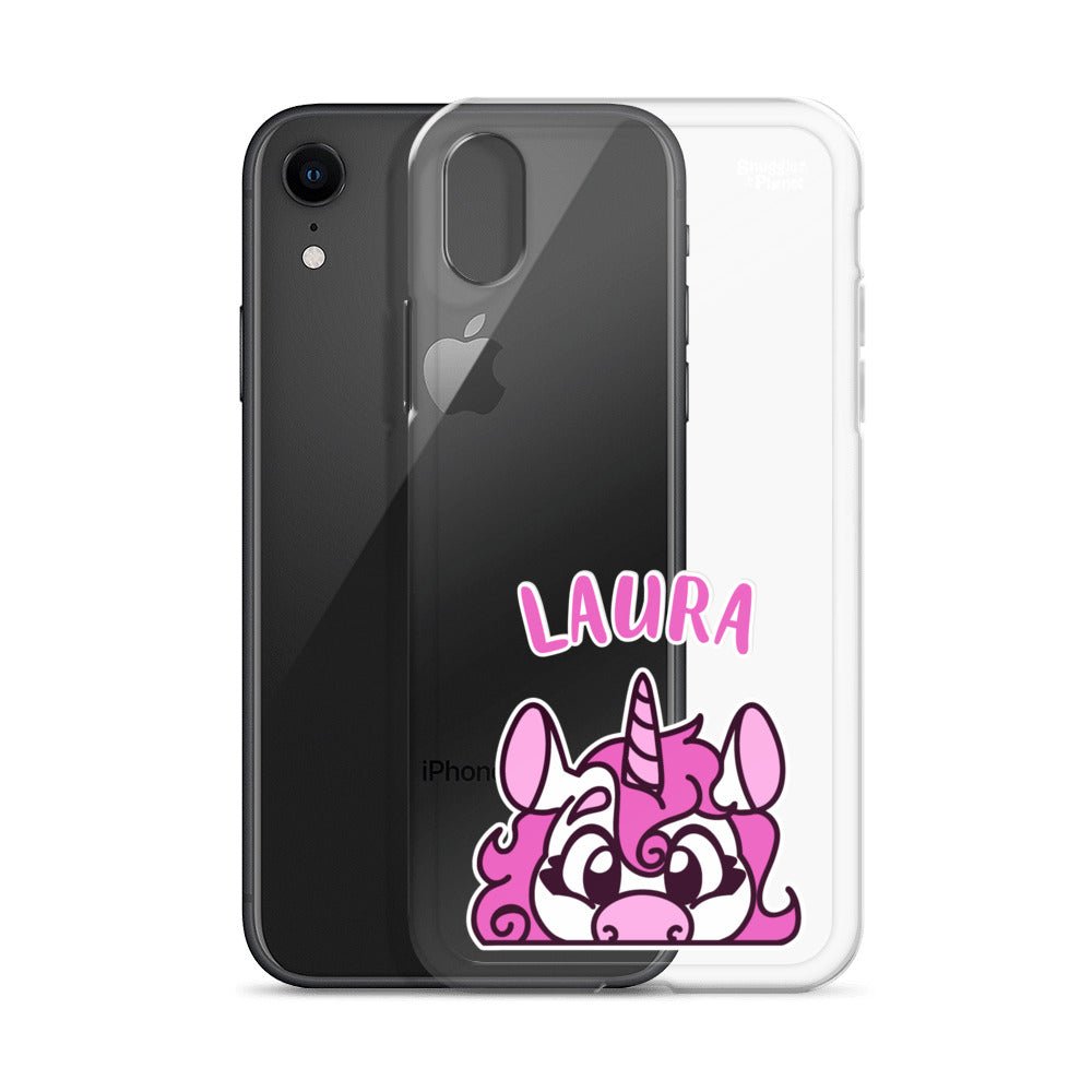 SnugglePlanet | PeekUnicorn / Custom-Name | iPhone Hülle SnugglePlanet