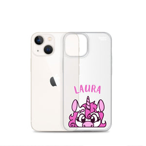 SnugglePlanet | PeekUnicorn / Custom-Name | iPhone Hülle SnugglePlanet