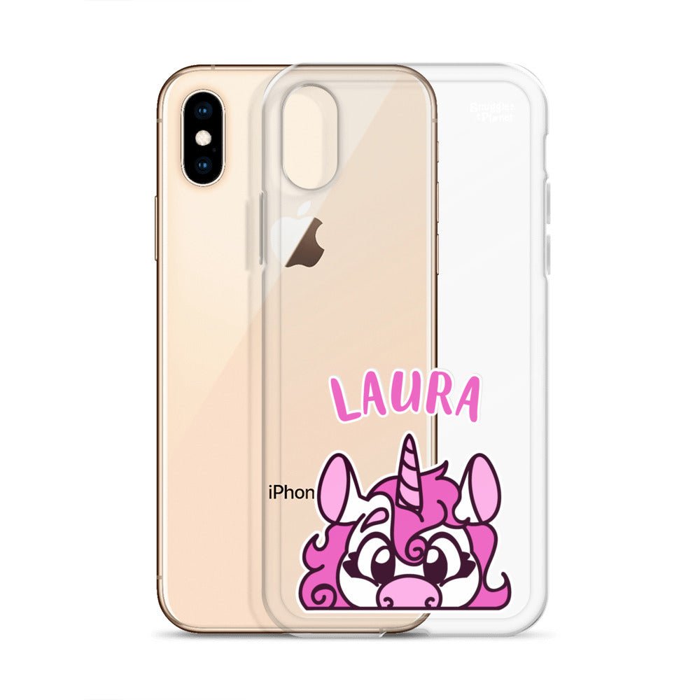SnugglePlanet | PeekUnicorn / Custom-Name | iPhone Hülle SnugglePlanet