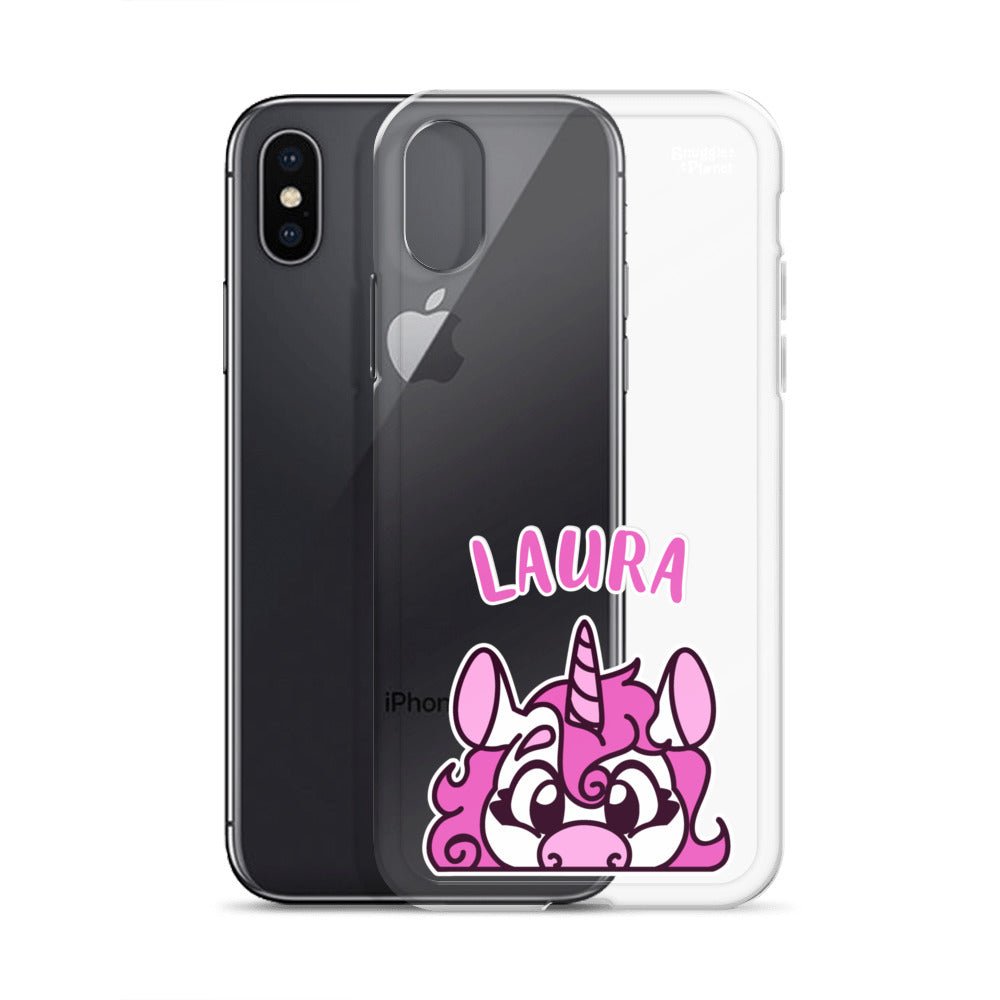 SnugglePlanet | PeekUnicorn / Custom-Name | iPhone Hülle SnugglePlanet