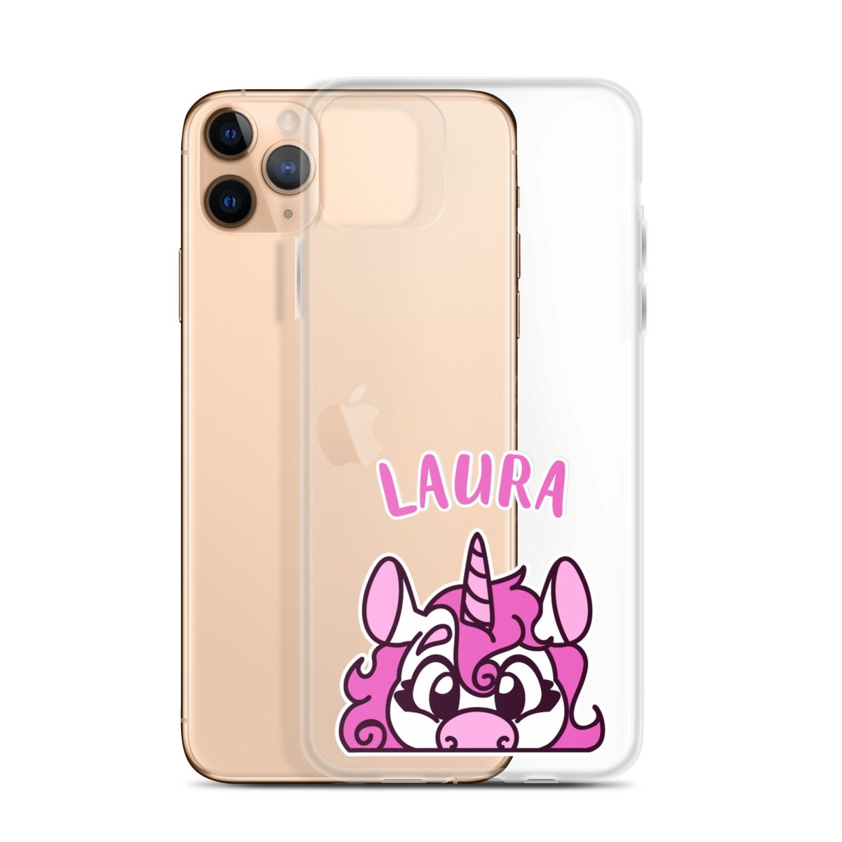 SnugglePlanet | PeekUnicorn / Custom-Name | iPhone Hülle SnugglePlanet