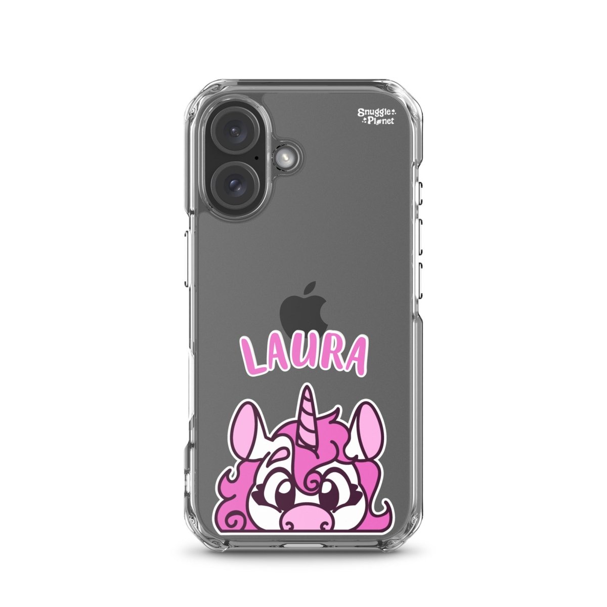 SnugglePlanet | PeekUnicorn / Custom-Name | iPhone Hülle iPhone 16 SnugglePlanet