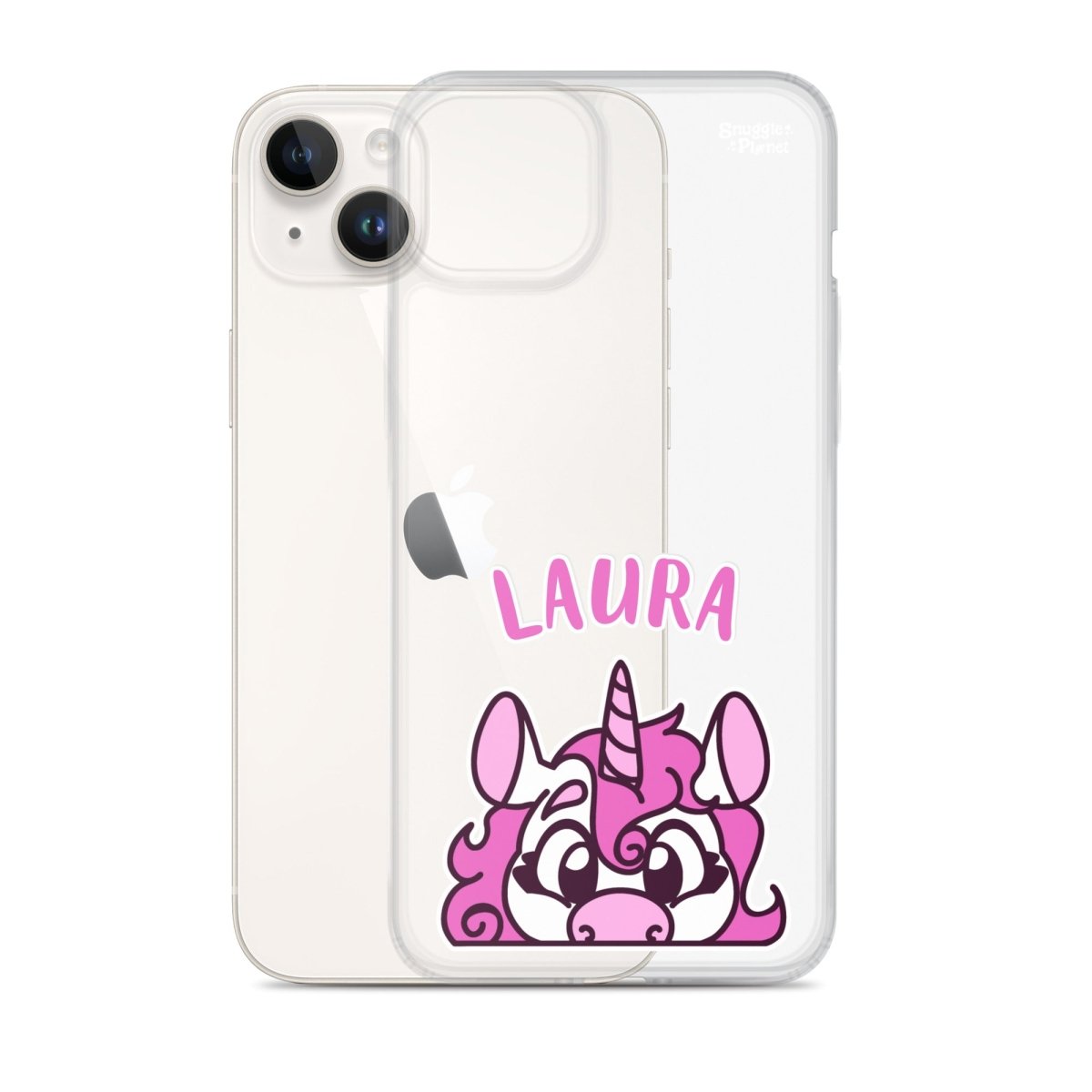 SnugglePlanet | PeekUnicorn / Custom-Name | iPhone Hülle SnugglePlanet