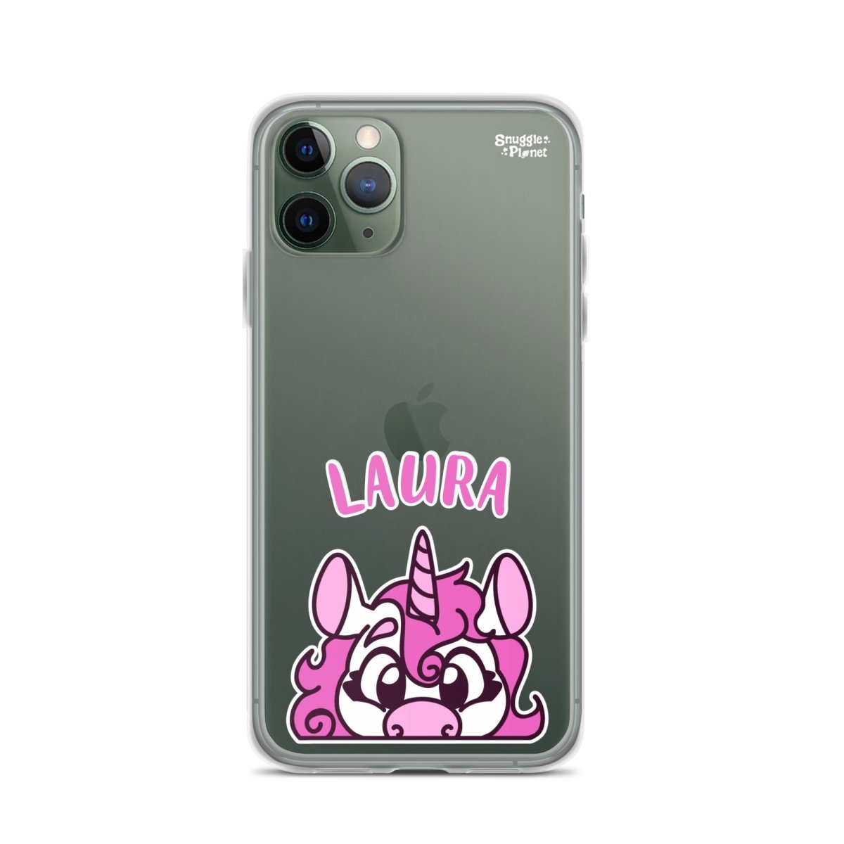 SnugglePlanet | PeekUnicorn / Custom-Name | iPhone Hülle iPhone 11 Pro SnugglePlanet