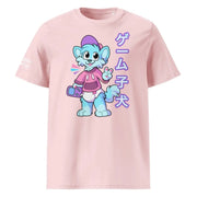 SnugglePlanet | Pixel Shiba 星 V2 | T-Shirt Cotton Pink SnugglePlanet
