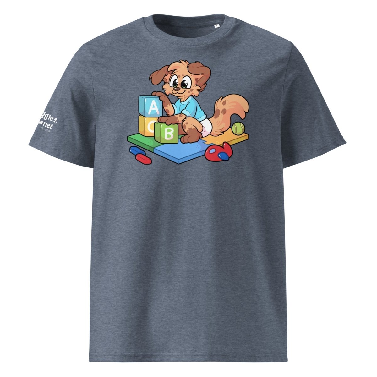 SnugglePlanet | PlayTime | T-Shirt Dark Heather Blue SnugglePlanet