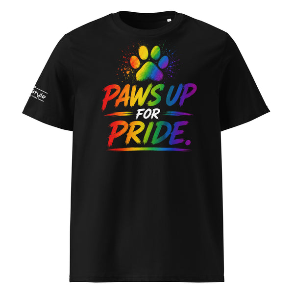 PupStyle | Paws up for Pride | T-Shirt Black PupStyle