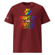 PupStyle | Paws up for Pride | T-Shirt Burgundy PupStyle